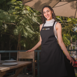 #Wifegoals Embroidered Apron