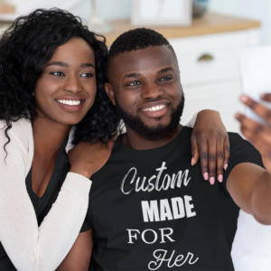 Custom Made for Her Short-Sleeve Men's T-Shirt